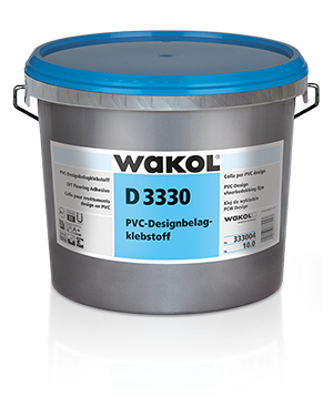 Клей для дизайнерских ПВХ-покрытий WAKOL D 3330 3 кг