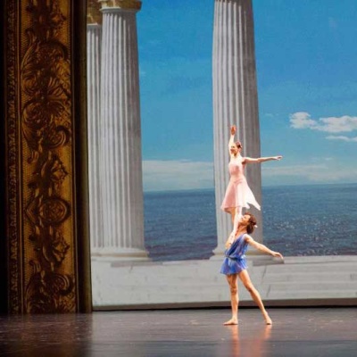 Сценический линолеум Tuchler Consor 1004210 черный, белый