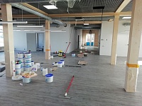 Укладка ковролина и подложки 150 м2