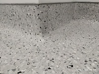 Укладка токопроводящего линолеума с заводом на стену  Медицинский центр