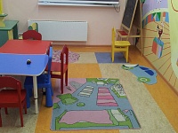Укладка натурального линолеума Семицветик Детский сад