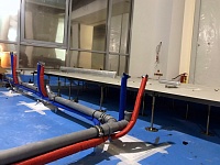 Монтаж фальшпола OMEGAPLAZA Торговый комплекс