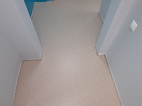 Укладка линолеума с заводом на стену - 140м2 