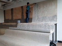 Укладка ковролина  Торговый комплекс