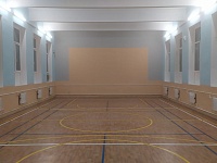 Нанесение разметки в спортивной школе