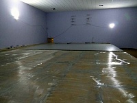 Укладка ковролина на сцену Созвездие Спортивный зал