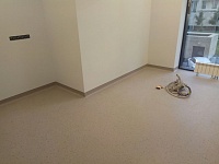 Укладка линолеума с заводом на стену - 458м2