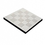 Вентиляционная плита с покрытием фальшпола Jansen 38HAB-P-AS + Colorado 031 Vent линолеум (с перфорацией)