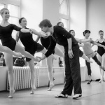 Сценический линолеум Tuchler Consor 1004210 черный, белый