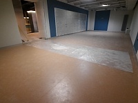 Укладка каучукового покрытие-70м2