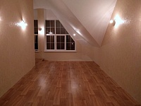 Монтаж спортивного линолеума  Частная квартира