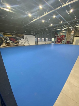 Бесшовное резиновое покрытие-500м2