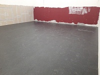 Укладка сценического линолеума в танцевальной студии Аллы Духовой