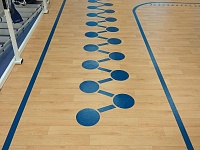 Укладка спортивного линолеума ГАУЗ МНПЦ МРВСМ Медицинский центр