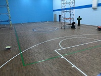 Нанесение спортивной разметки