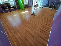 Укладка спортивного линолеума-170м2