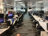 Укладка ковровой плитки для компании "Антон"