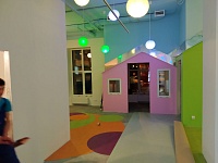 Укладка натурального линолеума дизайнерским способом -115 м2