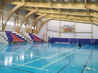 Нанесение разметки в спортивном комплексе