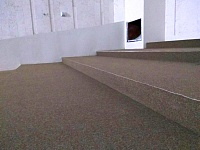 Укладка ковролина на сцену Созвездие Спортивный зал