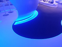 Укладка сценического линолеум дизайнерским способом - 70м2