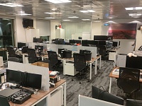 Укладка ковровой плитки для компании "Антон"