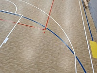 Нанесение спортивной разметки в ФОК г. Люберцы