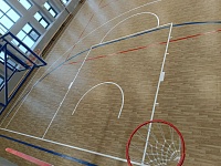 Нанесение спортивной разметки в ФОК г. Люберцы