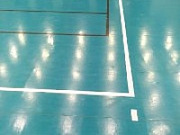 Нанесение разметки в спортивном комплексе