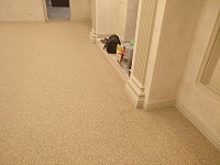 Укладка ковролина  Частный дом