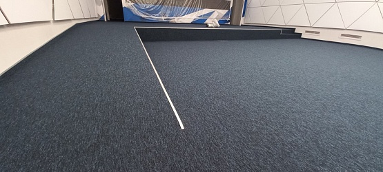 Укладка ковролина -400м2