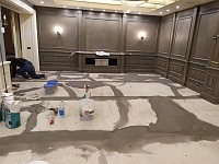 Укладка ковролина на клей, Сосновый бор