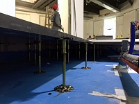 Монтаж фальшпола OMEGAPLAZA Торговый комплекс