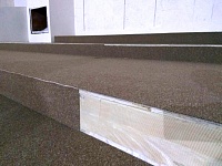 Укладка ковролина на сцену Созвездие Спортивный зал