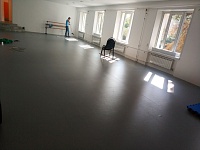 Укладка сценического линолеума 6мм Grabo - 110м2