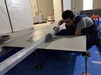 Монтаж фальшпола OMEGAPLAZA Торговый комплекс