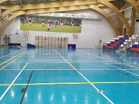 Нанесение разметки в спортивном комплексе