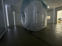 Укладка линолеума с заводом на стену 50м2