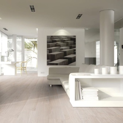 Ламинат Kronostar Galaxy 4V D2873 Дуб Вейвлесс Белый