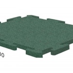 Резиновая плитка Rubblex Puzzle Standart (25 мм;зеленый)