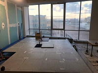 Монтаж фальшпола OMEGAPLAZA Торговый комплекс