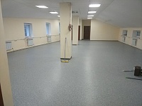 Укладка линолеума 210м2