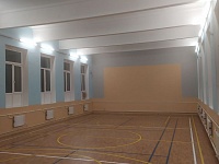 Нанесение разметки в спортивной школе