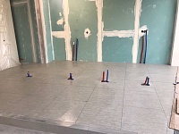 Монтаж фальшпола OMEGAPLAZA Торговый комплекс