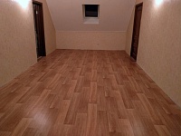 Монтаж спортивного линолеума  Частная квартира