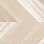 Пробковый пол Corkstyle Chevron Creme (клеевой)
