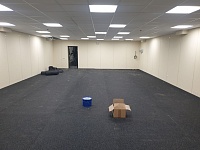 Укладка резинового рулонного покрытия-160м2