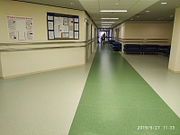 Укладка линолеума  Медицинский центр