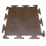 Резиновая плитка Rubblex Puzzle Mix 30% (15 мм;желтый)