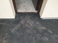 Укладка резинового рулонного покрытия-160м2